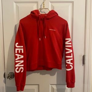 Calvin Klein cropped hoodie
